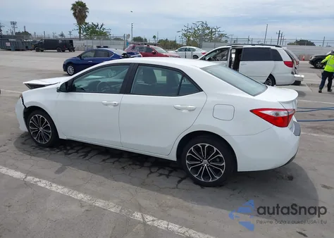 2016 Toyota Corolla S Plus z USA, uszkodzony, nr VIN 5YFBURHE3GP550908